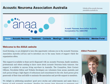 Tablet Screenshot of anaa.org.au